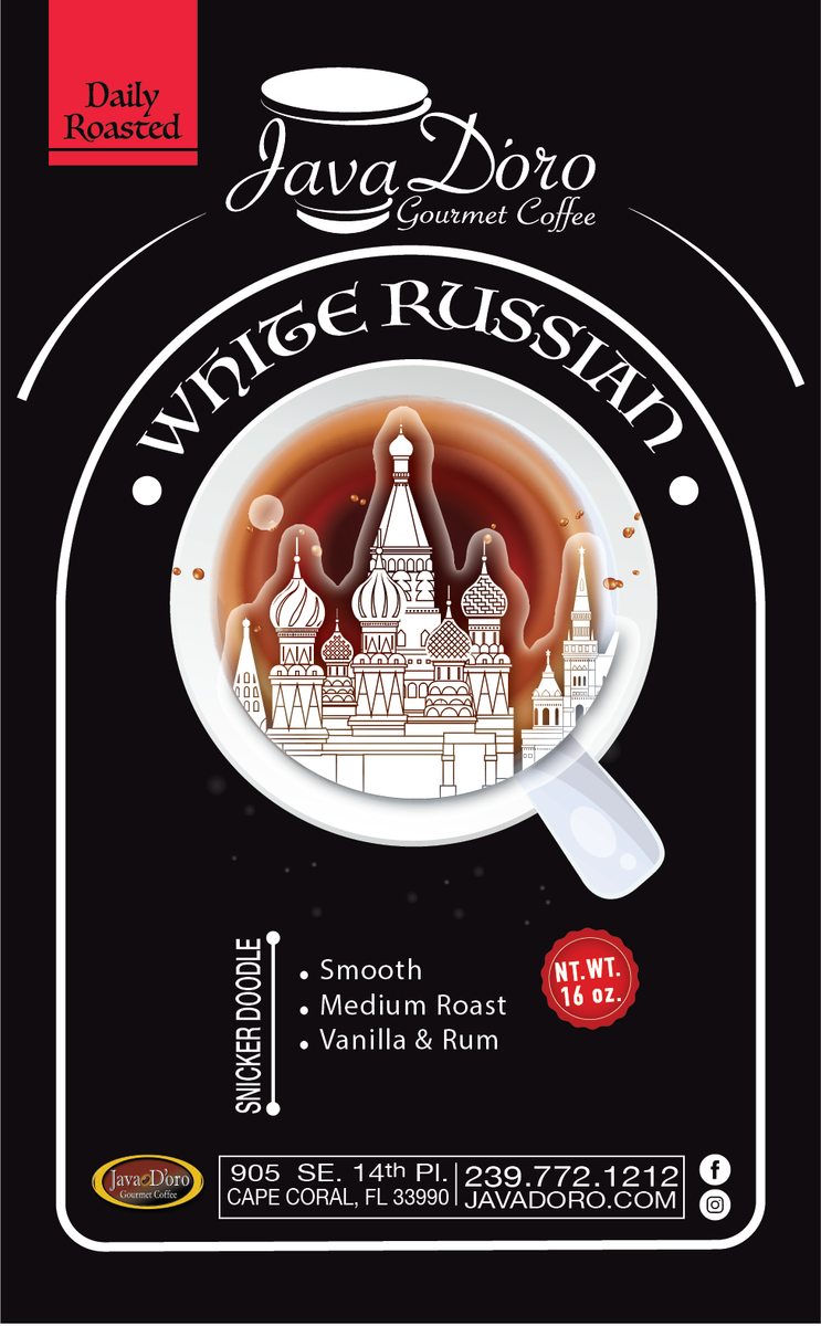 White Russian Flavored Coffee | Java D'oro Gourmet Coffee Roasters