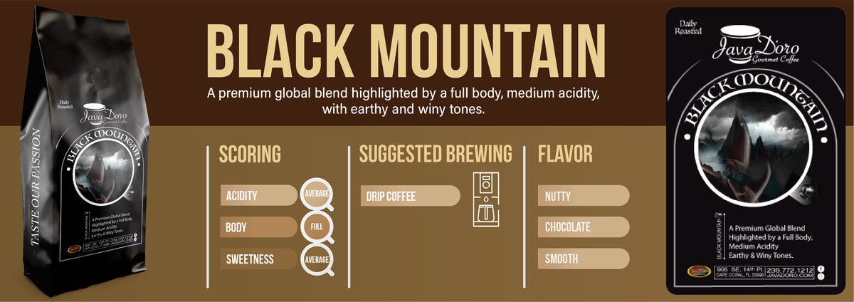 Black Mountain | Java D'oro Gourmet Coffee Roasters