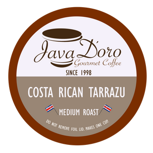 Costa Rican Tarrazu Coffee Pods - 18 Count