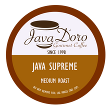 Load image into Gallery viewer, Java Supreme Java D'oro Coffee Pods - 18 Count