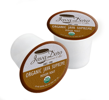 Load image into Gallery viewer, Organic Java Supreme Java D'oro Coffee Pods - 18 Count