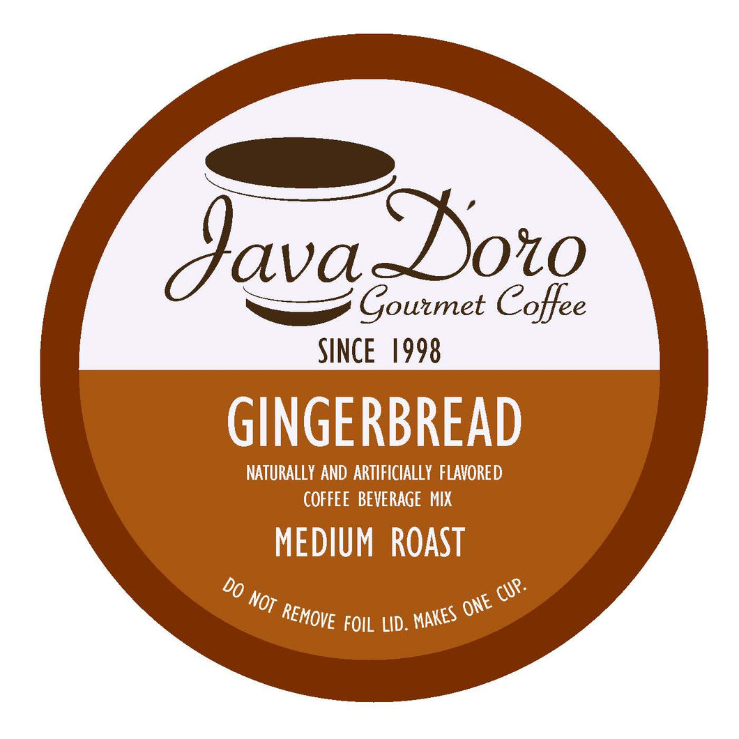 Gingerbread Flavored Coffee Pods - 18 Count