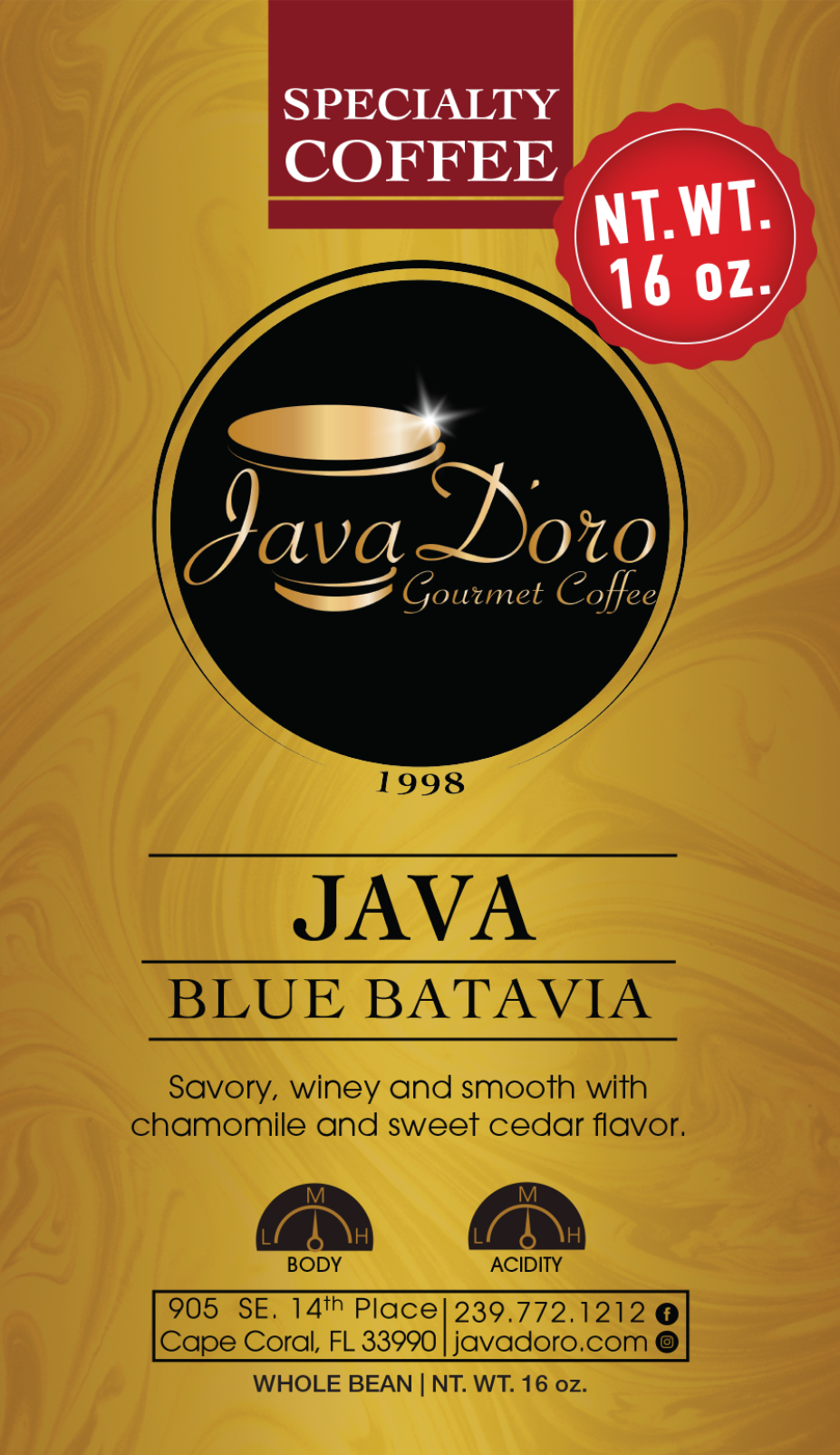 Java Blue Batavia