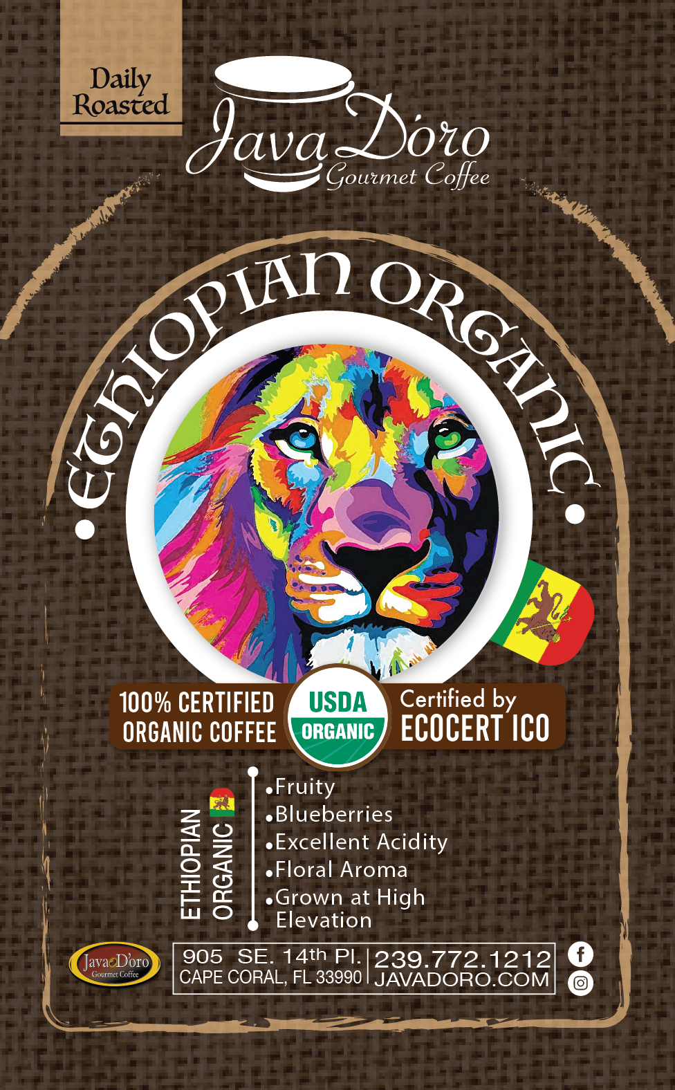 100% Organic Ethiopian