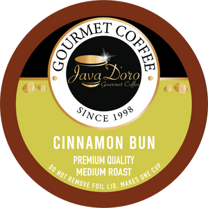 Cinnamon Bun Flavored Coffee Pods - 18 Count