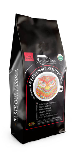 100% Organic Espresso Supremo