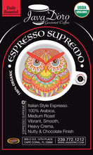 Load image into Gallery viewer, Organic Espresso Supremo | Java D&#39;oro Gourmet Coffee Roasters