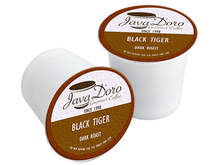Load image into Gallery viewer, Black Tiger Java D&#39;oro Coffee Pods - 18 Count