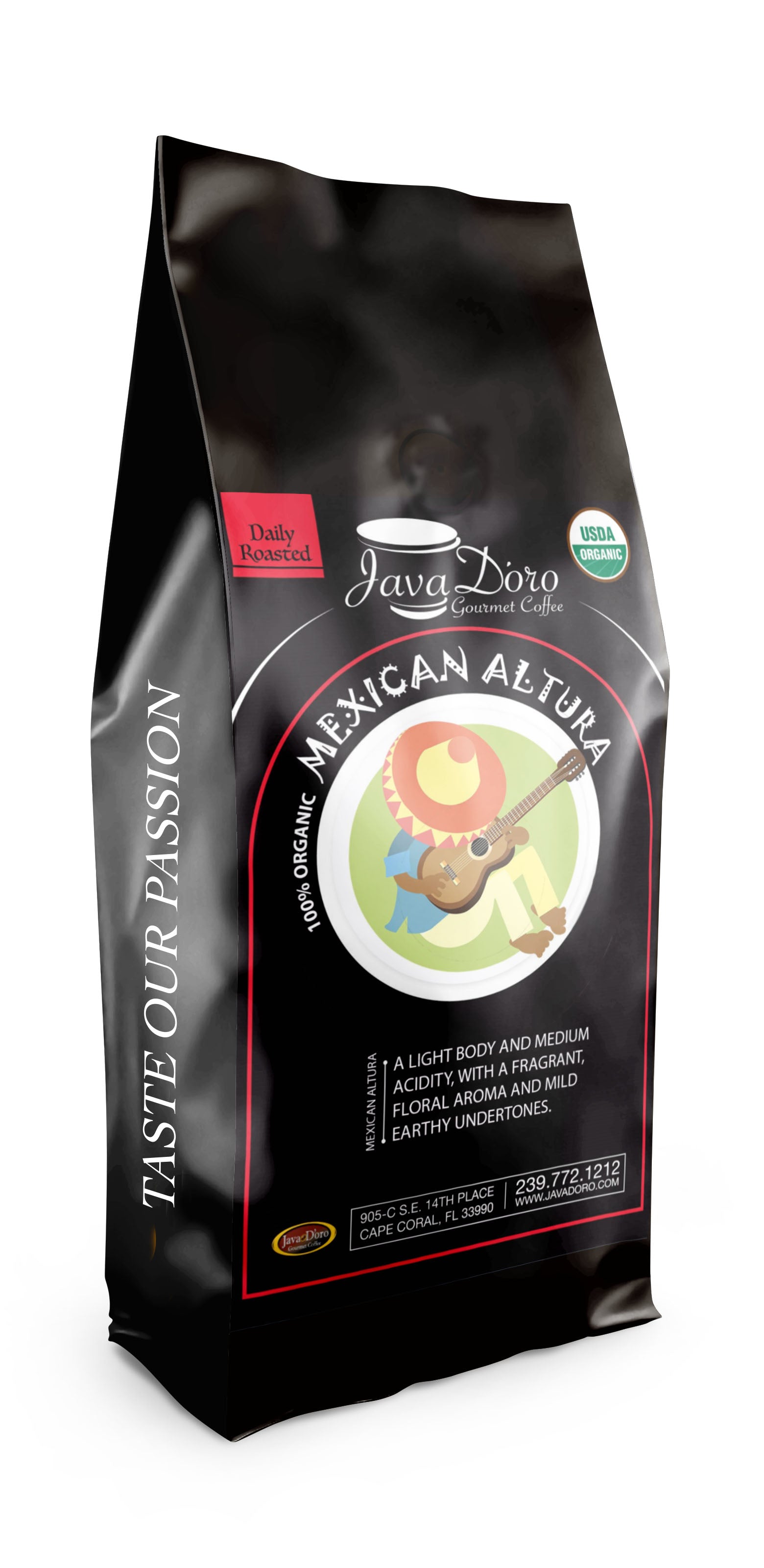 100% Organic Mexican Altura | Java D'oro Gourmet Coffee Roasters