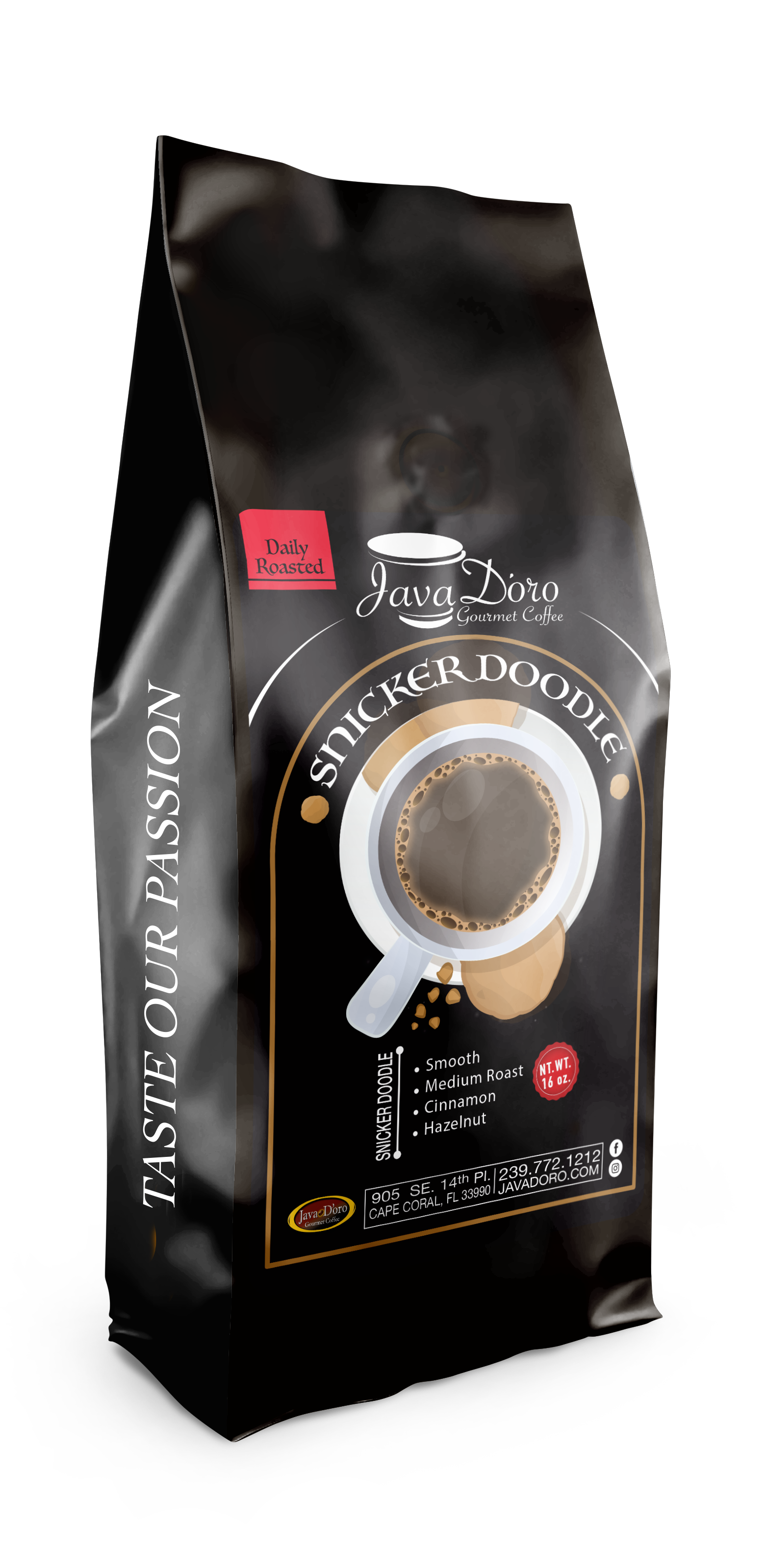 ★coffee Snicker Doodle Flavored Coffee | Java D'oro Gourmet Coffee Roasters